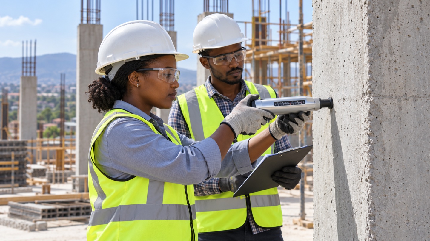 African technical professionals working together